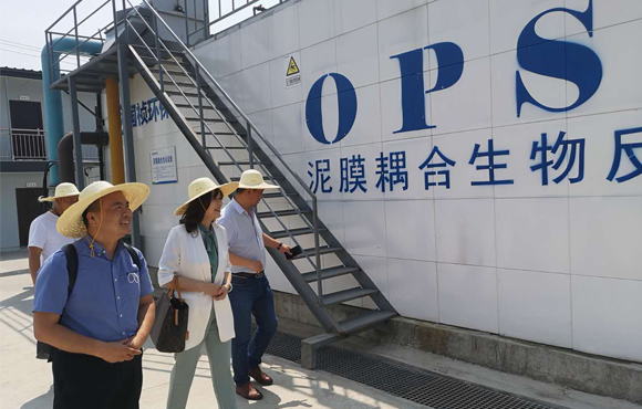 李鬆珊董事長調研水環境治理事業部項目